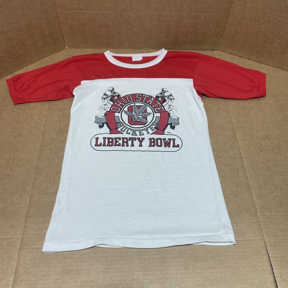 Vintage Ohio State Buckeyes Liberty Bowl T-Shirt, Medium, Red/White, Graphic - Picture 7 of 11